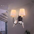 Bird Wall Lamp Bedside Double Lamp Wall Creative Warm Bedroom - 1