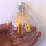 E26/e27 Amber 1 Pcs Cob Ac 85-265 V Warm White Kwb Edison 1w - 2