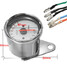 12V Universal Motorcycle Gauge LED Tachometer Speedometer Stainless Steel Tacho - 9