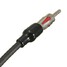 FM Antenna Extension Auto Car Adapter Cable 12 Inch Male Female - 3