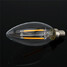 180lm Candle Bulb Cool White Edison Filament 2w Led E14 - 5