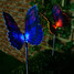 Solar Color Changing Set Stake Lights Optic Butterfly - 3