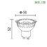 Cob Dimmable Ac 220-240 V Warm White Spot Lights Gu10 Mr16 - 6