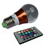 Color Led Bulb E27 3w Rgb Remote Controller 220v Crystal - 2