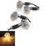 Skull Honda Suzuki Yamaha 4pcs Light Bullet Turn Signal Indicator - 1