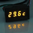 Volt LED Measurement Digital Display Temperature Time Meter Car - 6