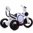 Tricycle Design LED Lights Non-Slip Scooter Baby Protective Music Electric Motorcycle Child - 7