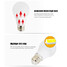 Warm Light Cool Cool White Led E27 85-265v Quality Top Smd - 7