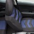 Gray 9Pcs Sedans Universal Car Blue Tirol Breathable SUV Seat Cushion Cover - 4