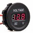 Motorcycle Voltage General Universal LED Digital Display Truck 12-24V Car Voltmeter - 8