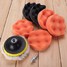 9Pcs Buffer Auto Sponge Polishing Buffing Polish Cars Car Polishing Drill - 7