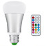 Led Bulbs Remote Control Color Changing 10w 60w Rgb Day Dimmable - 1