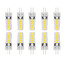 Smd G4 10 Pcs 100 Cool White 5w Led Bi-pin Light Warm White Waterproof - 1