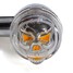 Skull Honda Suzuki Yamaha 4pcs Light Bullet Turn Signal Indicator - 3