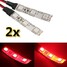 Motorcycle Auto Lamp 2pcs DC 12V LED Lighting Bike Strip Lights - 5