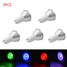 Remote Control Rgb 85-265v Gu5.3 3w Lamp Gu10 E27/e14 Color Changing - 1