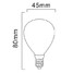 Warm White Ac 220-240 V E14 Globe Bulbs Smd - 3