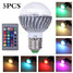 Rgb Led Ac 85-265v Bulb Lamp E27 Lighting Remote Control - 1