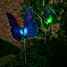 Solar Color Changing Set Stake Lights Optic Butterfly - 2