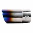 Tail Pipe Muffler Car Stainless Steel Exhaust Tip Inlet Decorative 60mm Trim Universal - 3