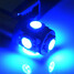 Car Blue BA9S Light License Plate Light Bulb Door LED Indicator 5SMD - 3