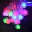 Ac 110-220v Ball Led Decoration Rgb Snow 4m 20leds - 5