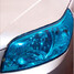 Window Body Blue Auto Lamp Self Adhesive Decal Car Light Tint Vinyl Film - 2