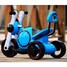 Tricycle Design LED Lights Non-Slip Scooter Baby Protective Music Electric Motorcycle Child - 6