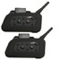 2Pcs with Bluetooth Function 1000m Motorcycle Helmet Intercom Headset - 1