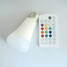 10w Controlled 800lm Ac100-240v Rgb Globe Remote Led 1 Pcs - 3