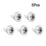 High Power Led Ac 85-265 V Rgb Gu10 Led Spotlight 5 Pcs 3w - 1