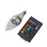 3w 220-240v E14 Remote Control 240lm Silver - 1