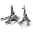 Rear Footrest Foot Pegs for KAWASAKI ZX6R Foot Pegs - 4