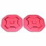 Trims Water Pad Jeep Renegade 2015-2016 2pcs Red Aluminum Car Cup Holder - 6