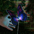 Solar Color Changing Set Stake Lights Optic Butterfly - 5