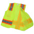 Warning Reflective Stripes Safety Vest Yellow Motorcycle Waistcoat - 4