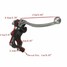 Motorcycle 8inch 22mm Handlebar Brake Master Cylinder Clutch Lever - 12