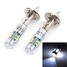 Head Light 6500k 2pcs 50w Car Fog Led 3000lm High - 2