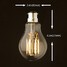 Dimmable Ac 110-130 V G60 Led Filament Bulbs B22 Warm White Cob 8w 2pcs - 2