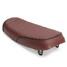 Motorcycle Retro Seat For Honda Saddle CG125 Cushion Brown Vintage - 2