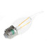 Ac 220-240v 4pcs E27 180lm Tungsten Led Warm Light Filament Candle Light - 1