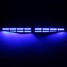 LED 24W Car Lights Emergency 16 LED Blue Traffic Strobe Vehicle Bar - 4