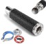 50MM Carbon Fiber Exhaust Muffler Pipe Silencer Universal Motorcycle Tip - 5