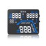 Failure 5.5 inch HD Temperature Car Alarm System Q7 HUD Fuel Detector Engine Display Speed - 1