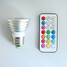 Decorative E26/e27 Led Spotlight Color Ac 100-240 V Remote 4w - 2