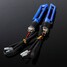 4pcs Blue Light Lamp Universal Motorcycle Turn Signal Indicators - 9