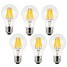 E26/e27 Led Filament Bulbs Warm White Ac 220-240 V 8w A60 A19 Cob Cool White Decorative 6 Pcs - 1