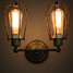 E27 Art Country Led Lights Iron Antique Wall Lamp - 1