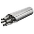 Motorcycle Stainless Steel 100mm Rotating Gun Exhaust Muffler Pipe Slip-On - 4