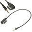 Adapter MMI Audio AUX MP3 3.5mm Male Q5 Cable For Audi AMI VW MK5 A3 A4 A5 A6 - 1